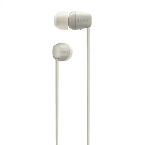 Sony WI-C100 Auriculares Inalámbrico Dentro de oído Llamadas/Música Bluetooth Beig