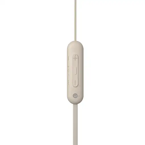 Sony WI-C100 Auriculares Inalámbrico Dentro de oído Llamadas/Música Bluetooth Beig
