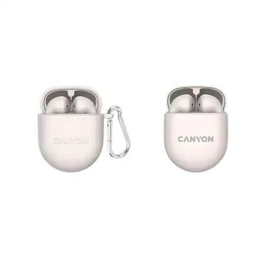 Canyon Auriculares Bluetooth TWS-6 Beige