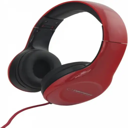 Esperanza EH138R auricular y casco Auriculares Alámbrico Diadema Música Negro, Roj