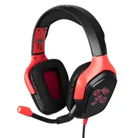 Konix Naruto KX AKATSUKI HEADSET Auriculares Alámbrico Diadema Juego Negro, Rojo