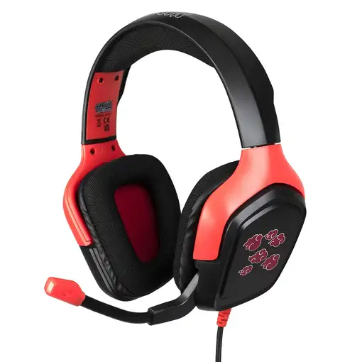 Konix Naruto KX AKATSUKI HEADSET Auriculares Alámbrico Diadema Juego Negro, Rojo