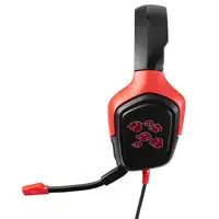 Konix Naruto KX AKATSUKI HEADSET Auriculares Alámbrico Diadema Juego Negro, Rojo
