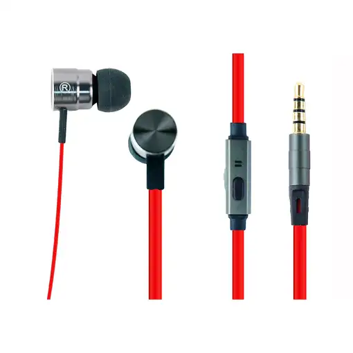Gembird MHS-EP-LHR auricular y casco Auriculares Alámbrico Dentro de oído Llamadas