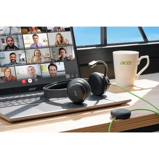 Acer GP.HDS11.01N auricular y casco Auriculares Alámbrico Diadema Llamadas/Música