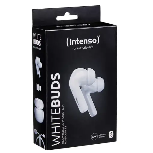 Intenso White Buds T302A Auriculares True Wireless Stereo (TWS) Dentro de oído Lla