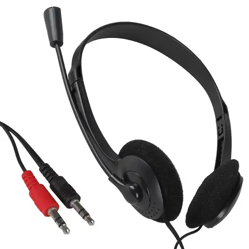 iggual Easy Call Auriculares Alámbrico Diadema Oficina/Centro de llamadas Negro