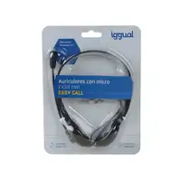 iggual Easy Call Auriculares Alámbrico Diadema Oficina/Centro de llamadas Negro