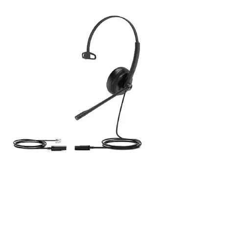 Yealink YHS34 Auriculares Alámbrico Diadema Oficina/Centro de llamadas Negro