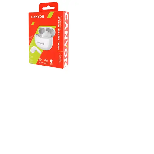 Canyon Auriculares Bluetooth TWS-5 Blanco