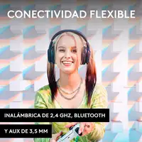 Logitech G A30 Auriculares Inalámbrico y alámbrico Diadema Juego Bluetooth Azul