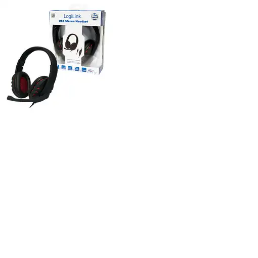 LogiLink HS0033 auricular y casco Auriculares Alámbrico Diadema Llamadas/Música Ne