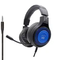 Ewent PL3322 auricular y casco Auriculares Alámbrico Banda para cuello Juego Negro