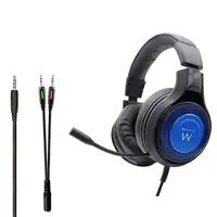 Ewent PL3322 auricular y casco Auriculares Alámbrico Banda para cuello Juego Negro