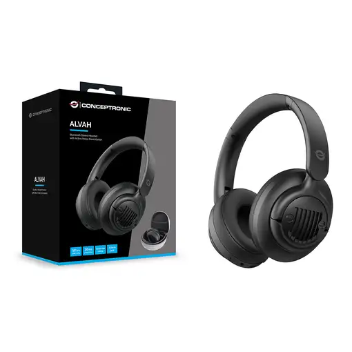 Conceptronic ALVAH02B auricular y casco Auriculares Inalámbrico y alámbrico Diadem