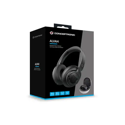Conceptronic ALVAH02B auricular y casco Auriculares Inalámbrico y alámbrico Diadem