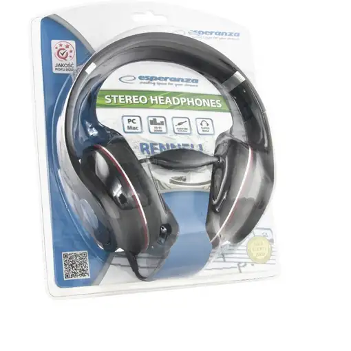 Esperanza EH141K auricular y casco Auriculares Alámbrico Diadema Música Negro