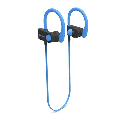 Denver BTE-110 BLUE Auriculares Inalámbrico Banda para cuello Deportes MicroUSB Bl