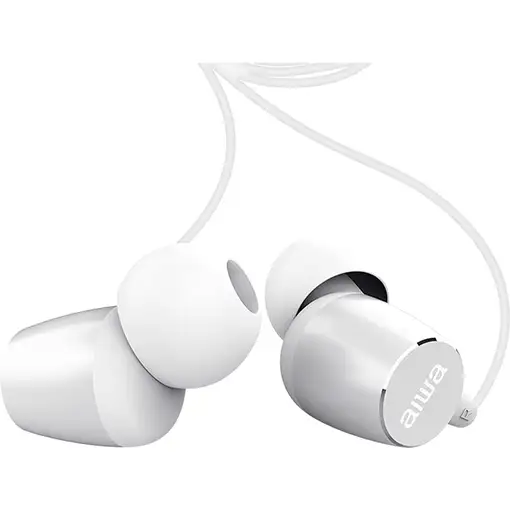 Aiwa ESTM-30WT auricular y casco Auriculares Alámbrico Dentro de oído Llamadas/Mús