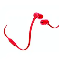 JBL T110 Auriculares Alámbrico Dentro de oído Llamadas/Música Rojo