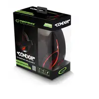 Esperanza EGH300R Auriculares Alámbrico Diadema Juego Negro, Rojo