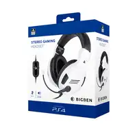 BIG BEN PS4OFHEADSETV3WHITE auricular y casco Auriculares Alámbrico Diadema Juego
