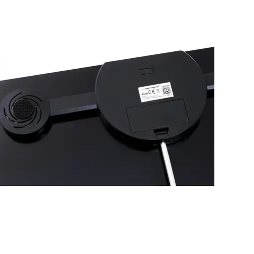 Esperanza EBS016K báscula de baño Plaza Negro Báscula personal electrónica