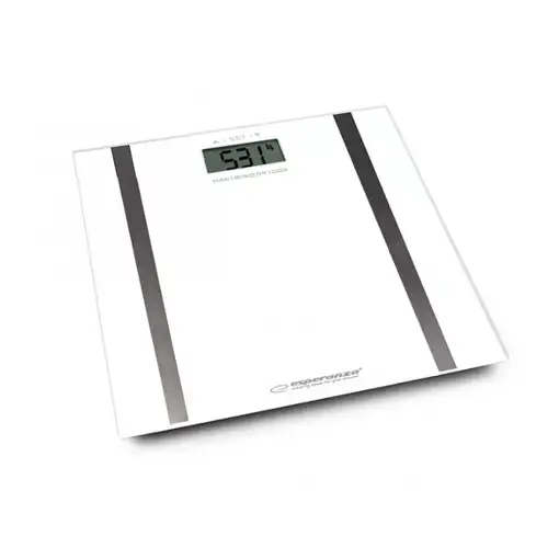 Esperanza Samba Rectángulo Blanco Báscula personal electrónica