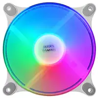 Mars Gaming MFDUO, Kit 2 Ventiladores FRGB Rainbow 360°, Ultra-silencioso, Doble C