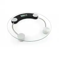 Esperanza EBS007K báscula de baño Círculo Negro Báscula personal electrónica