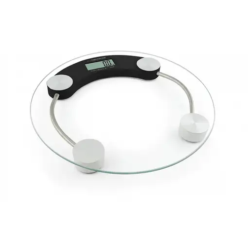 Esperanza EBS007K báscula de baño Círculo Negro Báscula personal electrónica
