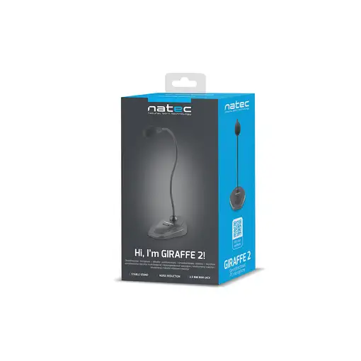 NATEC Giraffe 2 Negro Micrófono para PC