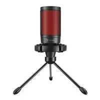 Savio wired gaming microphone with backlight tripod USB SONAR PRO Negro, Rojo Micr
