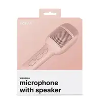 Celly KIDSFESTIVAL2PK micrófono Rosa Micrófono para karaoke