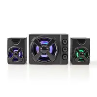 Nedis GSPR31021BK altavoz De 2 vías Negro Alámbrico 11 W