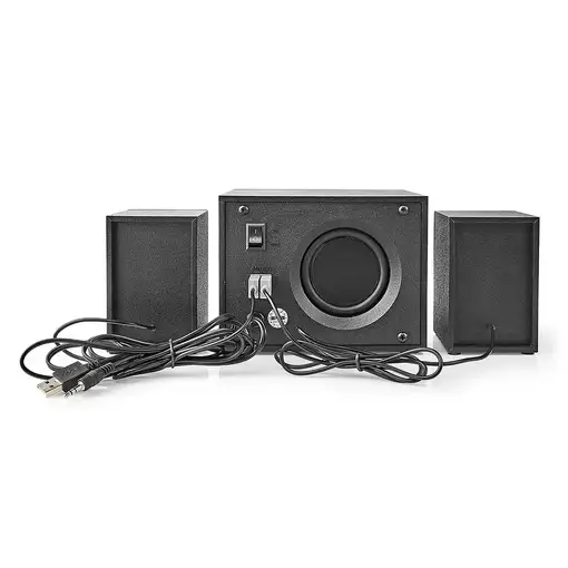Nedis GSPR31021BK altavoz De 2 vías Negro Alámbrico 11 W