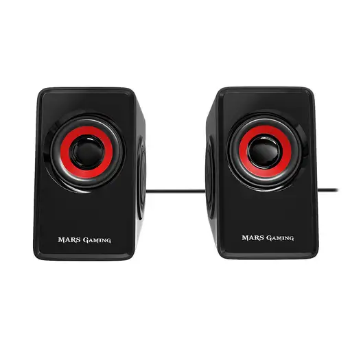 Mars Gaming MS1, altavoces 10W, subwoofer, Jack 3.5mm, Pc/Mac/smartphone/tablet