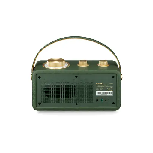 Sangean RA-101 Portátil Analógica Oro, Verde