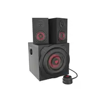GENESIS Helium 610BT conjunto de altavoces 60 W PC/ordenador portátil Negro, Rojo
