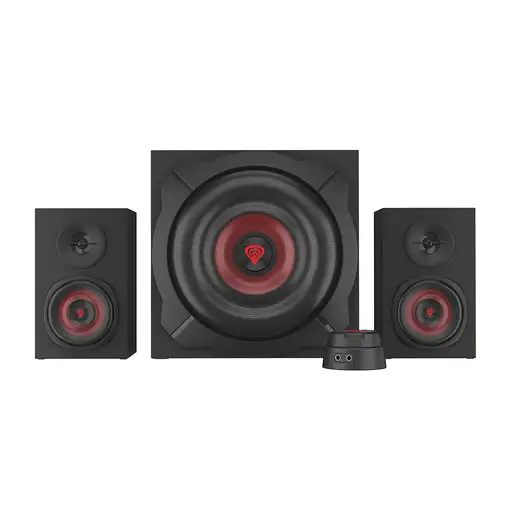 GENESIS Helium 610BT conjunto de altavoces 60 W PC/ordenador portátil Negro, Rojo