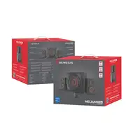 GENESIS Helium 610BT conjunto de altavoces 60 W PC/ordenador portátil Negro, Rojo