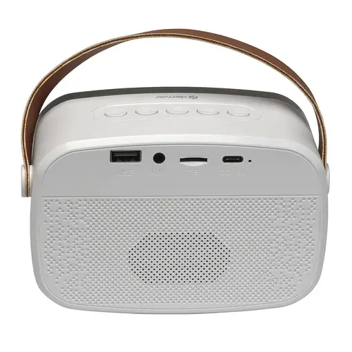 Denver BTM-610 altavoz portátil o de fiesta Blanco 10 W
