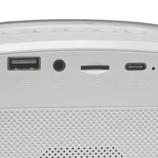 Denver BTM-610 altavoz portátil o de fiesta Blanco 10 W