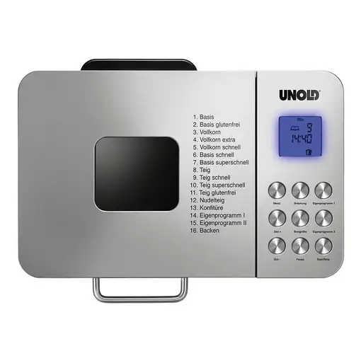 Unold 68456 panificadora 550 W Acero inoxidable