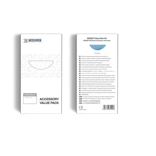 Ecovacs D-CC3D accesorio y suministro de vacío Bayeta para mopa Robot aspirador