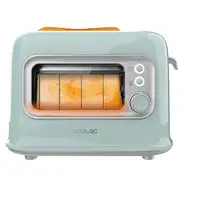 Cecotec RetroVision Blue 5 2 rebanada(s) 700 W Azul claro, Acero inoxidable