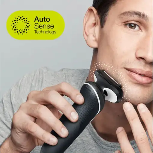 Braun Series 5 51-W4200cs Máquina de afeitar de láminas Negro, Blanco