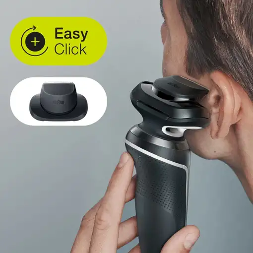 Braun Series 5 51-W4200cs Máquina de afeitar de láminas Negro, Blanco