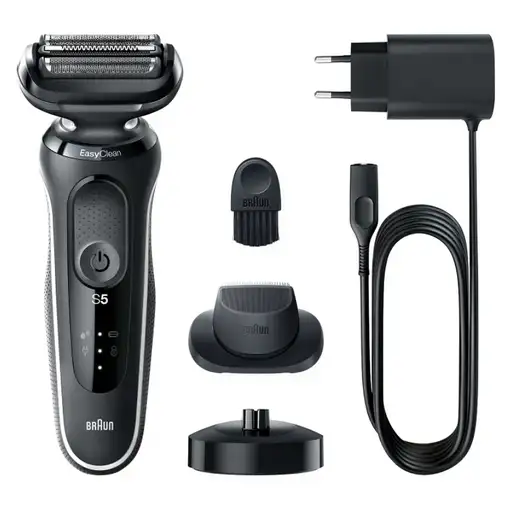 Braun Series 5 51-W4200cs Máquina de afeitar de láminas Negro, Blanco