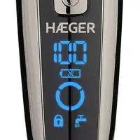 Haeger G-Man Ultra Máquina de afeitar de rotación Recortadora Negro